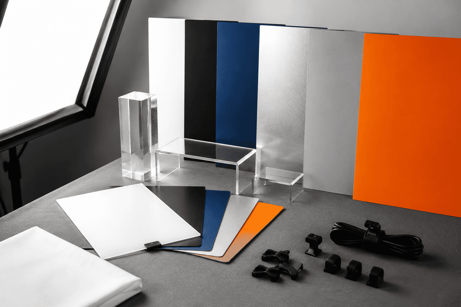 Props & Light for tabletop product photography